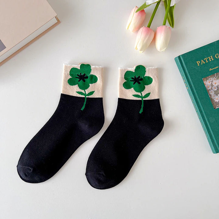 Flower Socks - Breathable Casual Short Socks