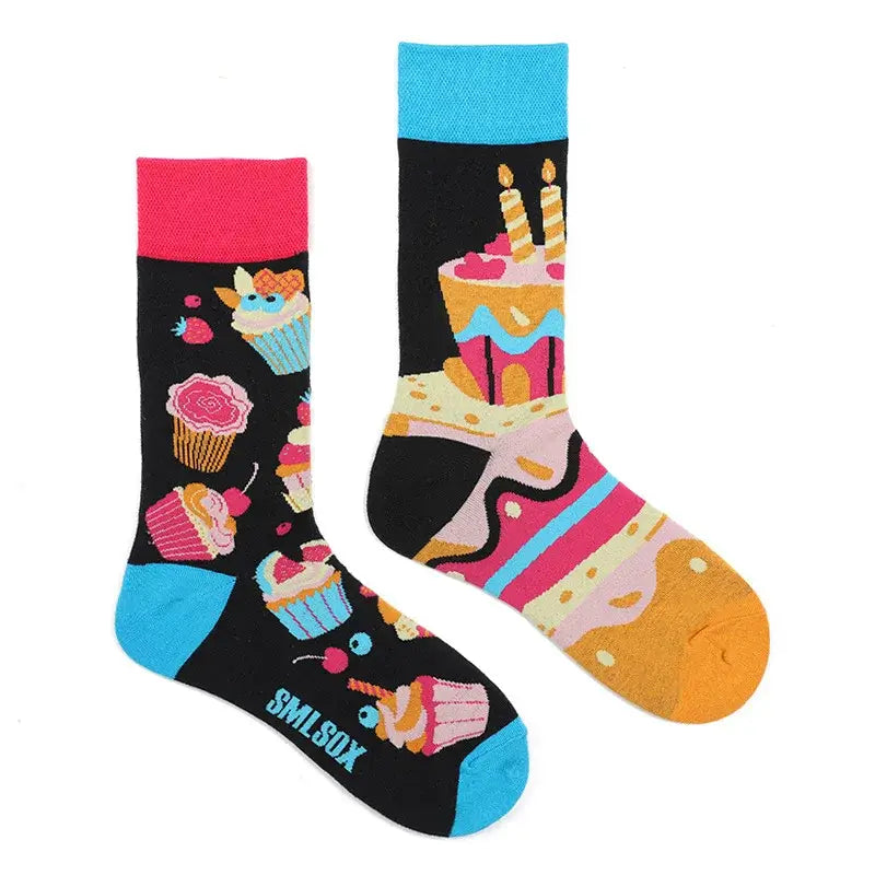 Colorful Food Cotton Socks