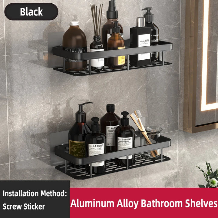 Shelf Organizer: No-Drill Storage Solution for Bathroom Accessories