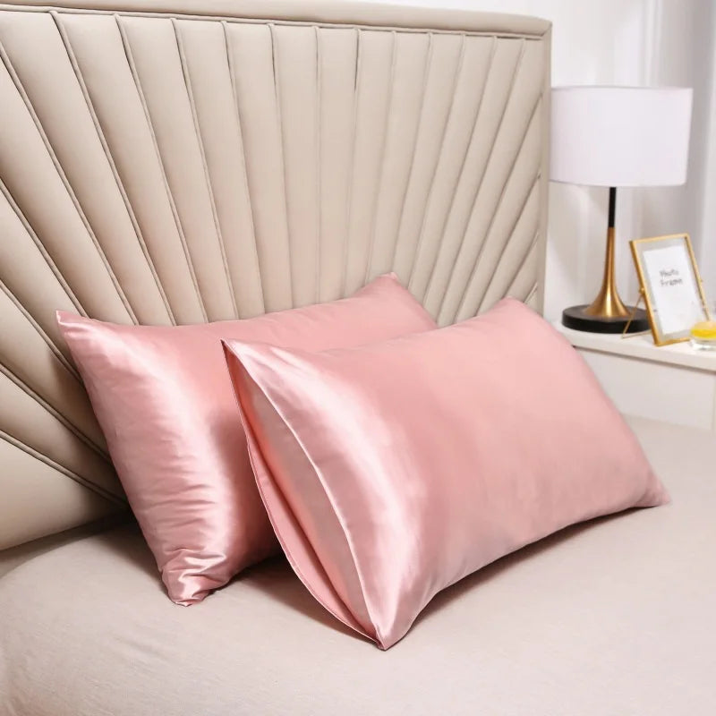 Cotton Pillowcase with a High-Quality Satin Finish