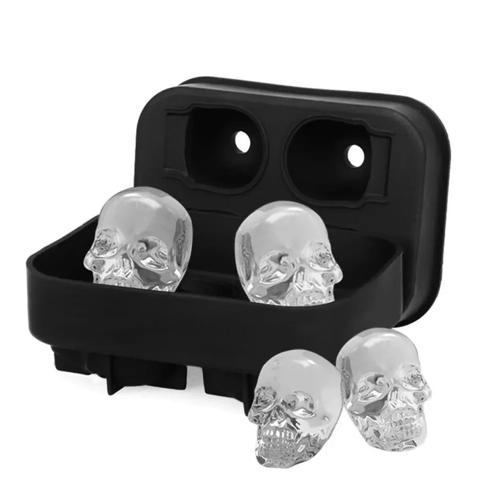 3D Skull Silicone Mold Ice Cube Tray