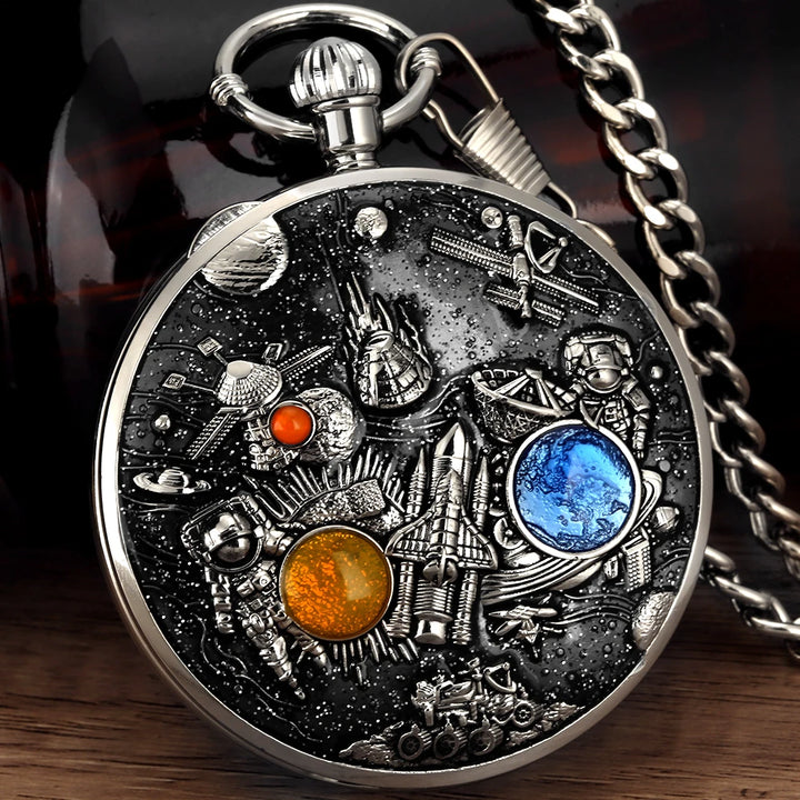 Space Series Music Pocket Watch - Unique Collectible Gift