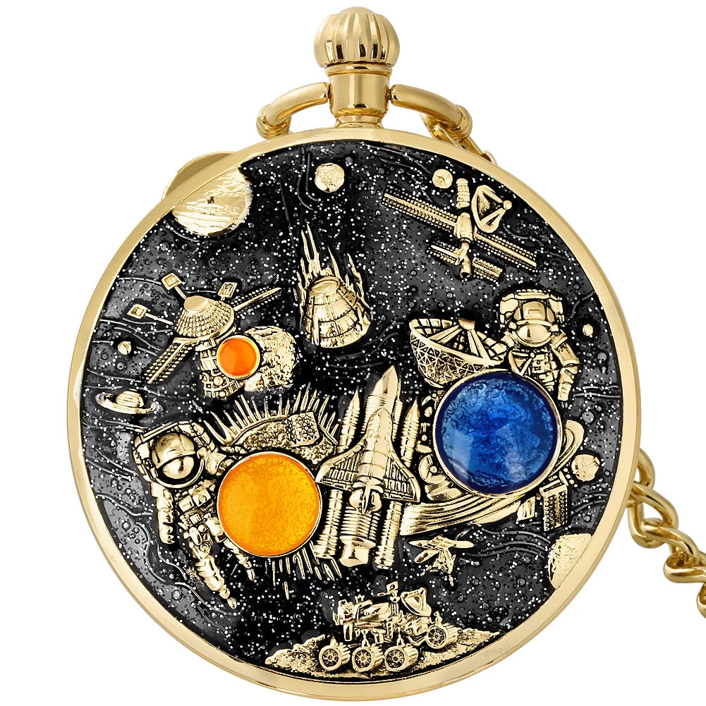 Space Series Music Pocket Watch - Unique Collectible Gift