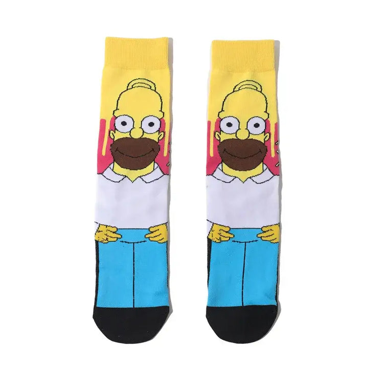 Funny Simpsons Cartoon Socks