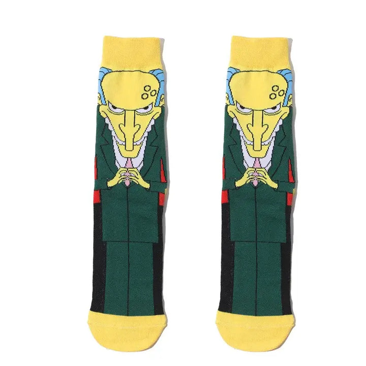 Funny Simpsons Cartoon Socks