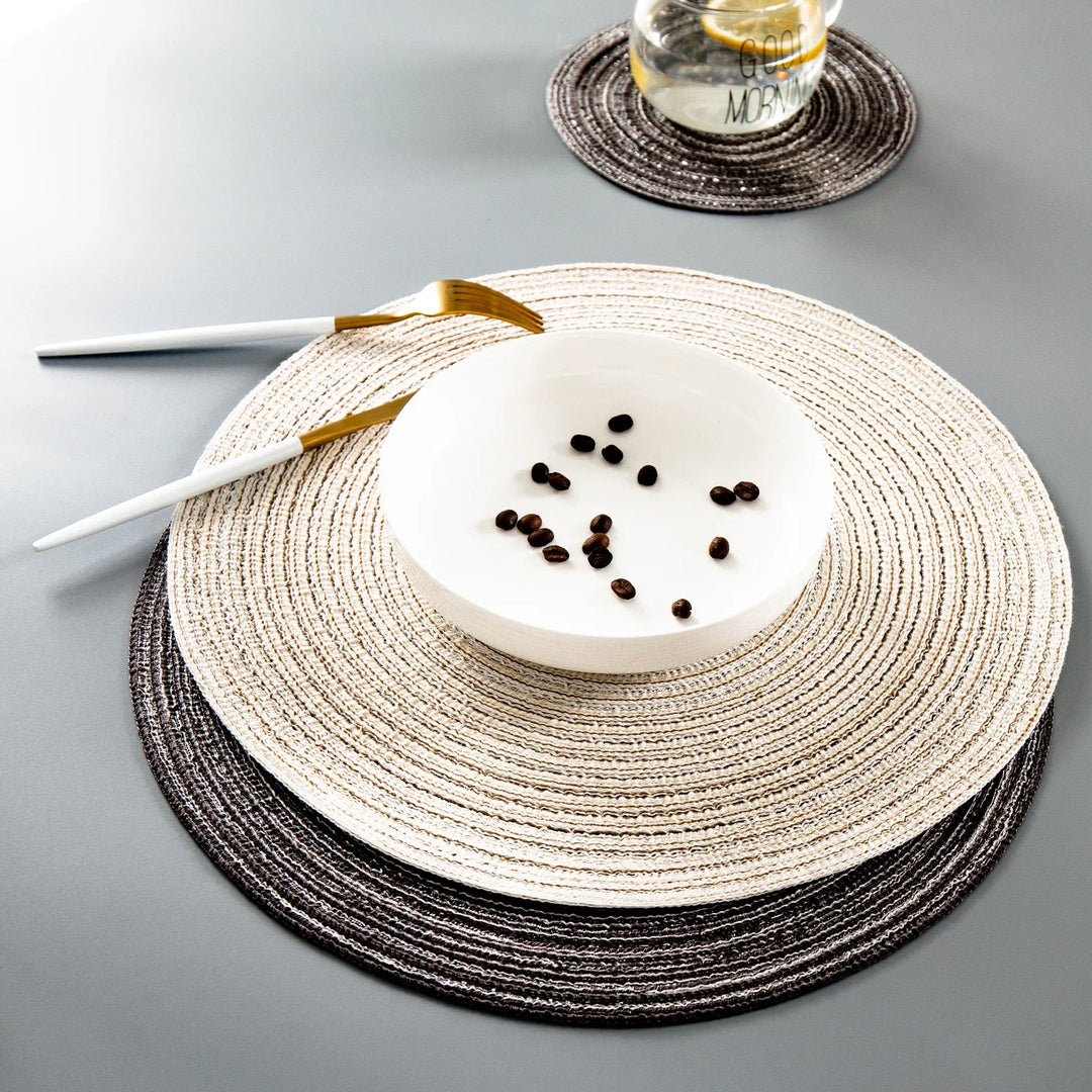 Elegant Ramie Linen Placemats for Dining | Home Decor