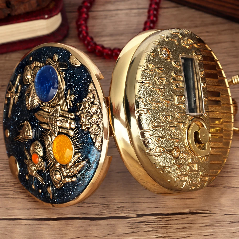 Space Series Music Pocket Watch - Unique Collectible Gift