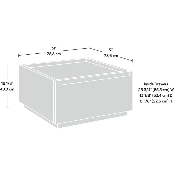 Manhattan Gate Coffee Table with Two Spacious Drawers