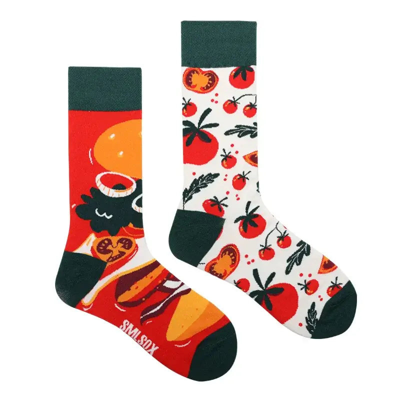 Colorful Food Cotton Socks