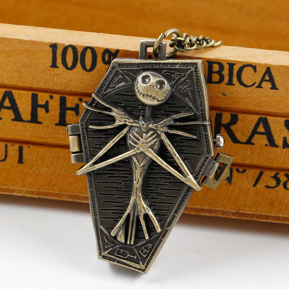 Skeleton Pocket Watch - Ideal Halloween and Christmas Gift