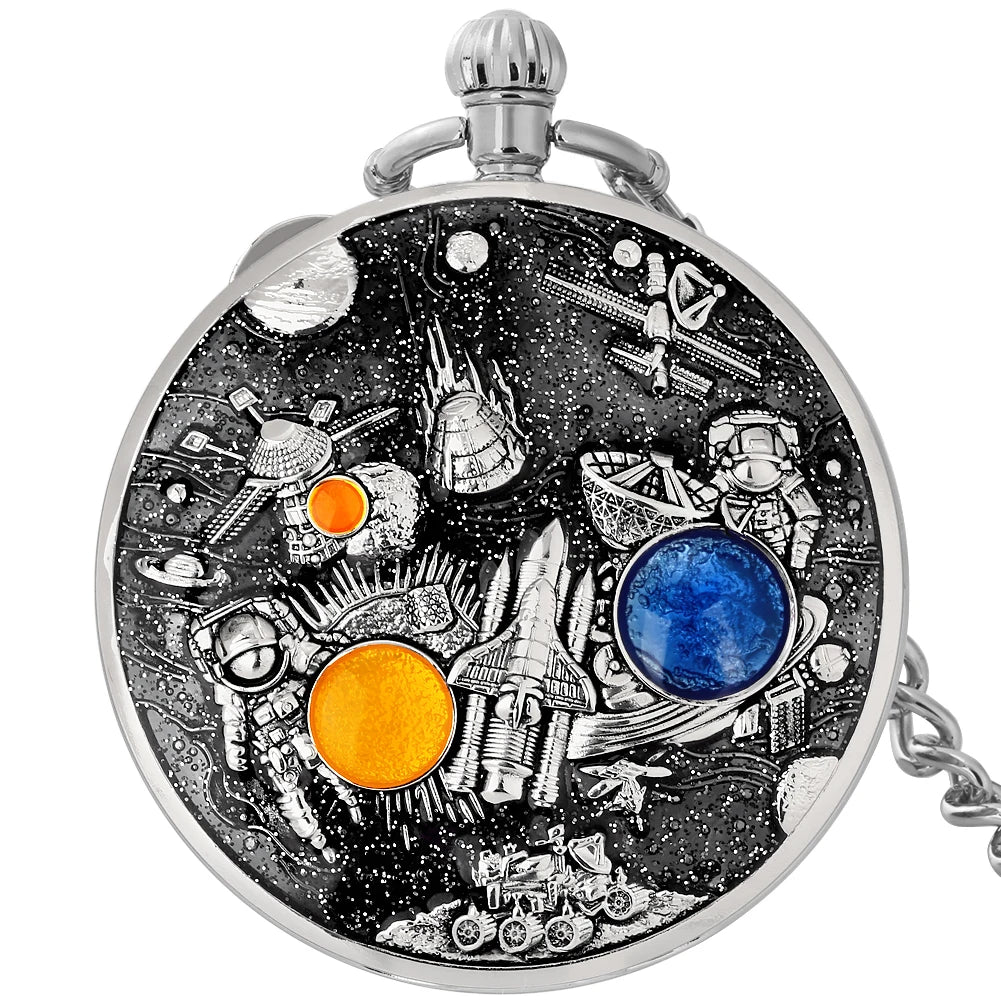 Space Series Music Pocket Watch - Unique Collectible Gift