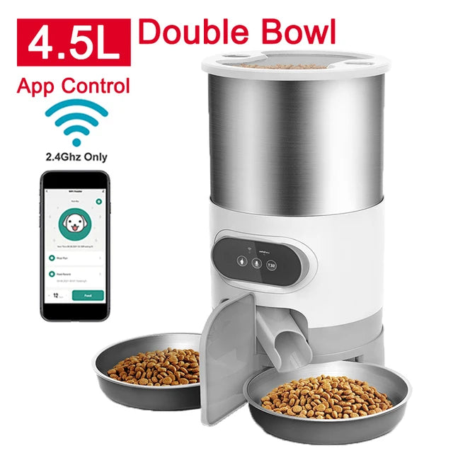 Smart Automatic Pet Feeder with App Control