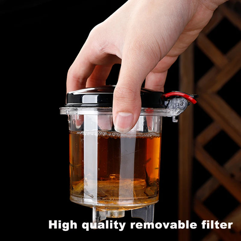 Glass Tea Maker with Infuser - Elegant Kung Fu Set