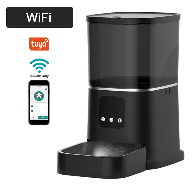 Smart Automatic Cat Feeder with Camera and Voice Recorder