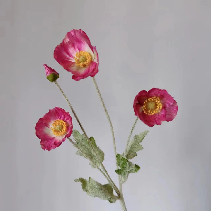 Artificial Poppy Silk Flowers