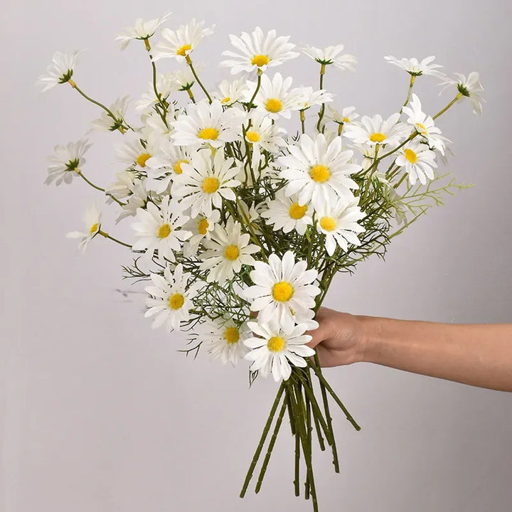 Silk Daisy Artificial Flower - 5 Heads