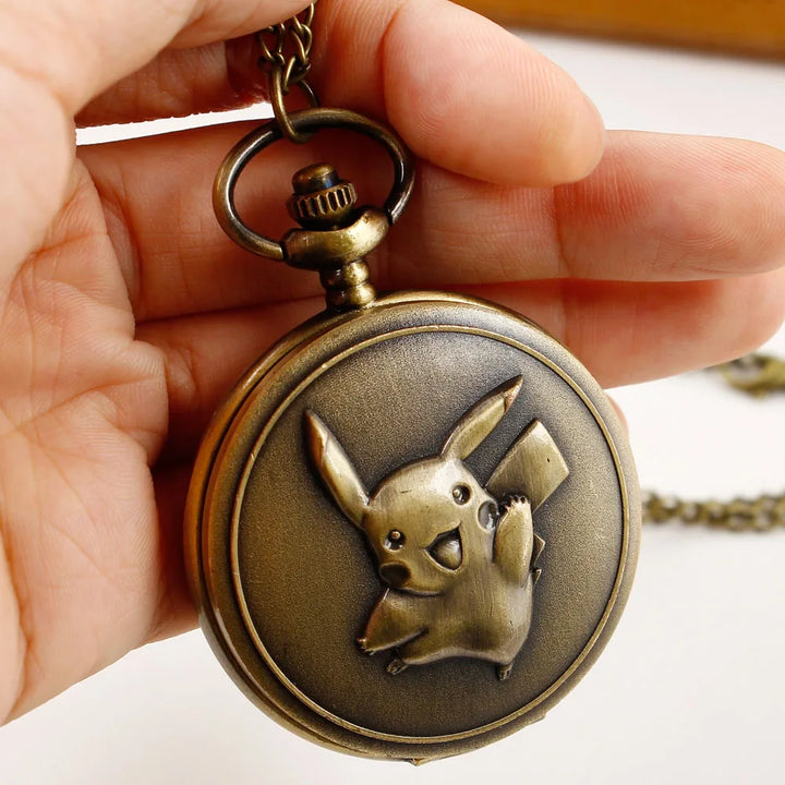 Creative Pikachu Pocket Watch Unique Gift for Children