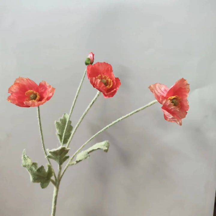 Artificial Poppy Silk Flowers