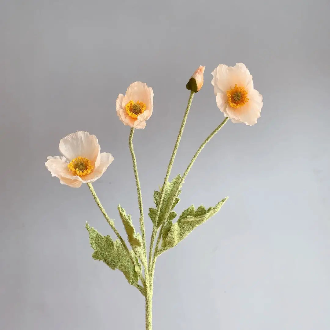 Artificial Poppy Silk Flowers