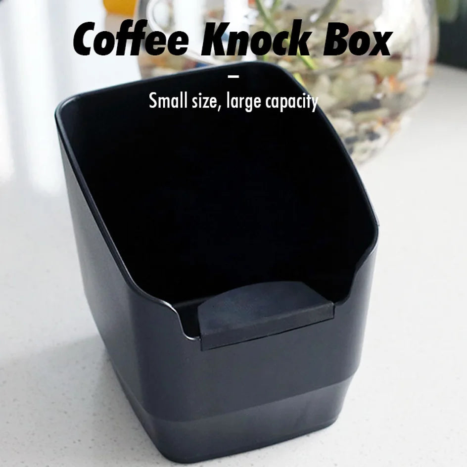 Espresso Knock Box: Shock-Absorbent Coffee Grind Dump Bin