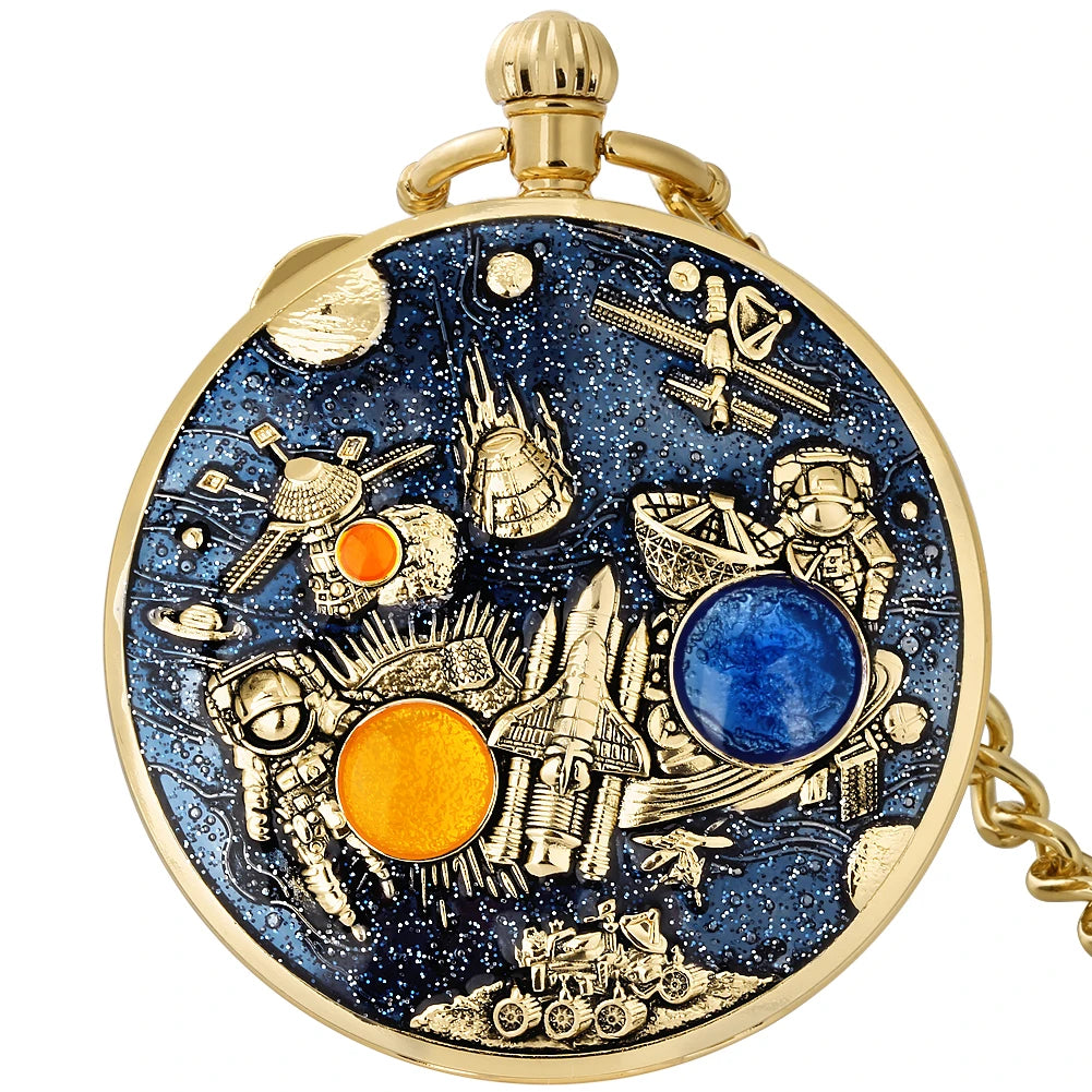 Space Series Music Pocket Watch - Unique Collectible Gift