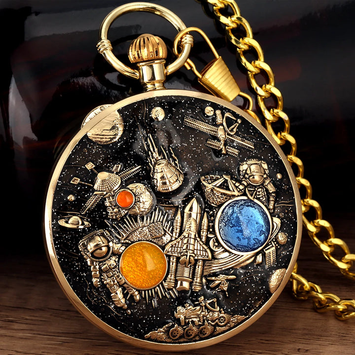 Space Series Music Pocket Watch - Unique Collectible Gift