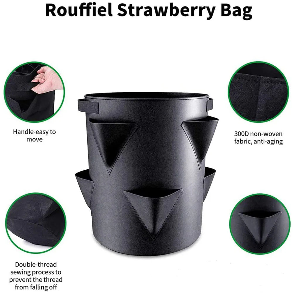 Multi-Mouth Grow Bag: Available in 5/7/10 Gallon Sizes