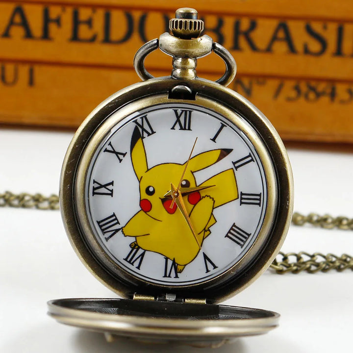 Creative Pikachu Pocket Watch Unique Gift for Children