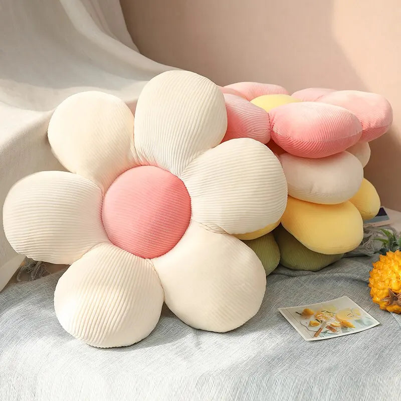 Colorful Flower Plush Pillow - Brighten Any Room