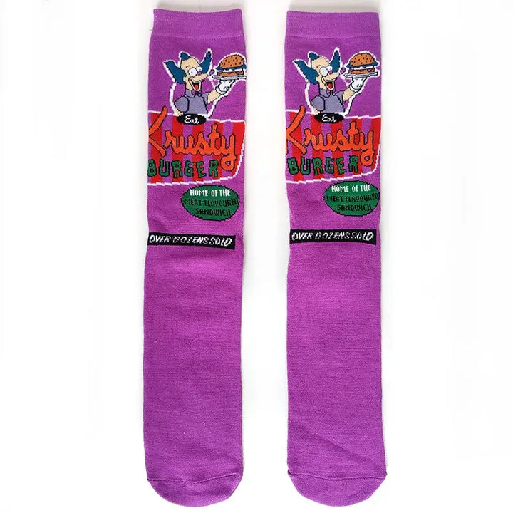 Funny Simpsons Cartoon Socks