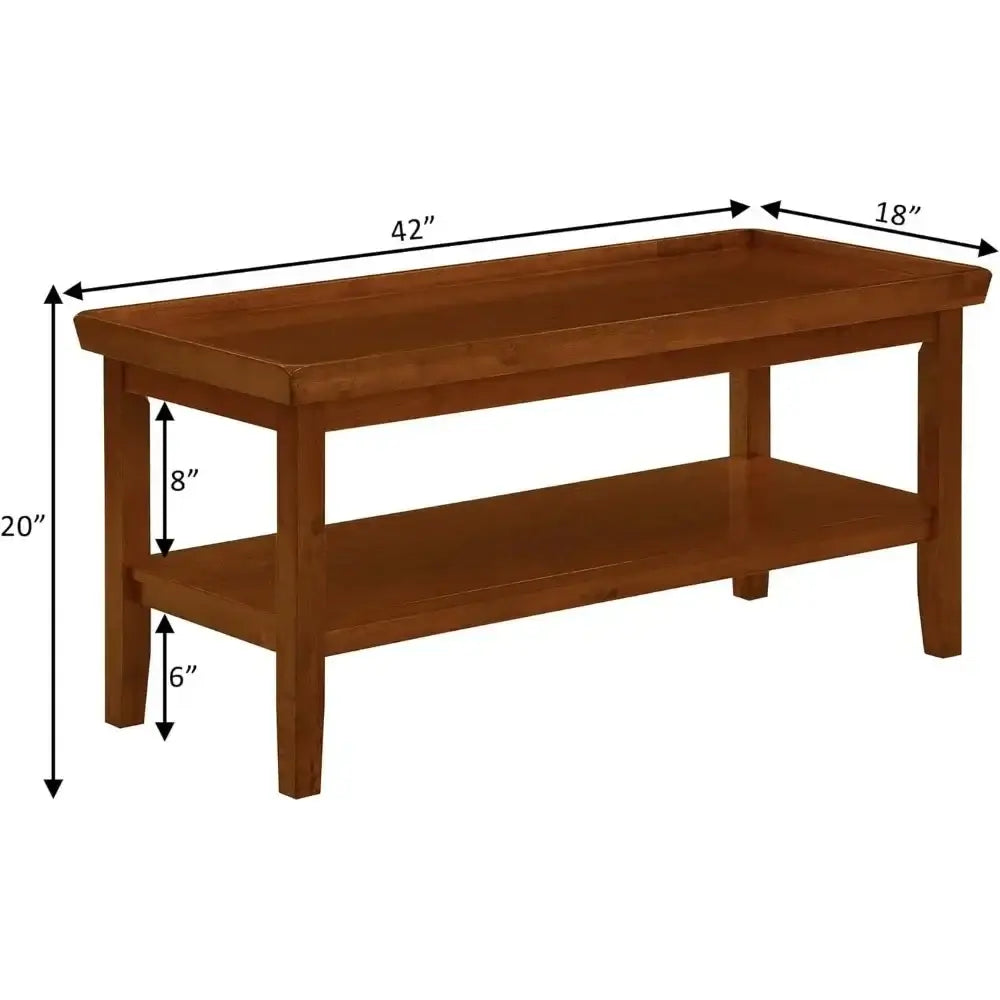 Ledgewood Coffee Table with Shelf