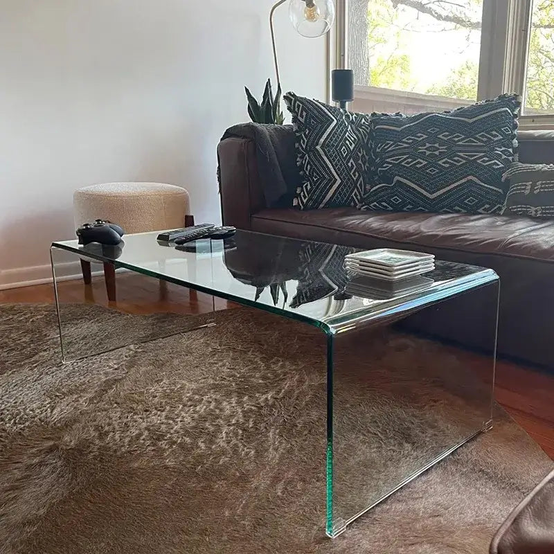 2-Tier Modern Side Coffee Table for Living Room