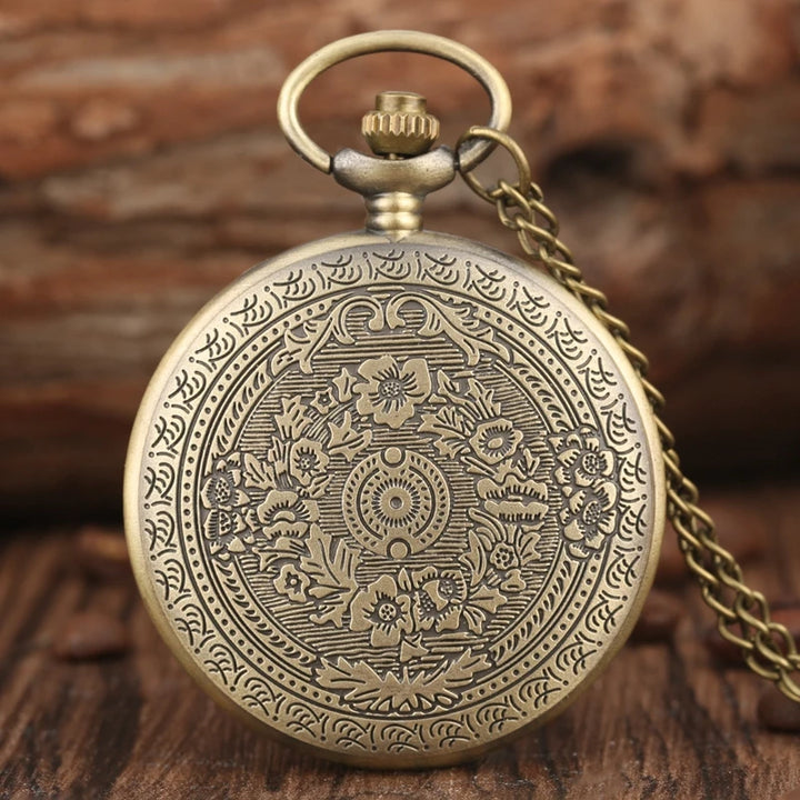 King's Cross London 9 3/4 Platform Bronze Pocket Watch