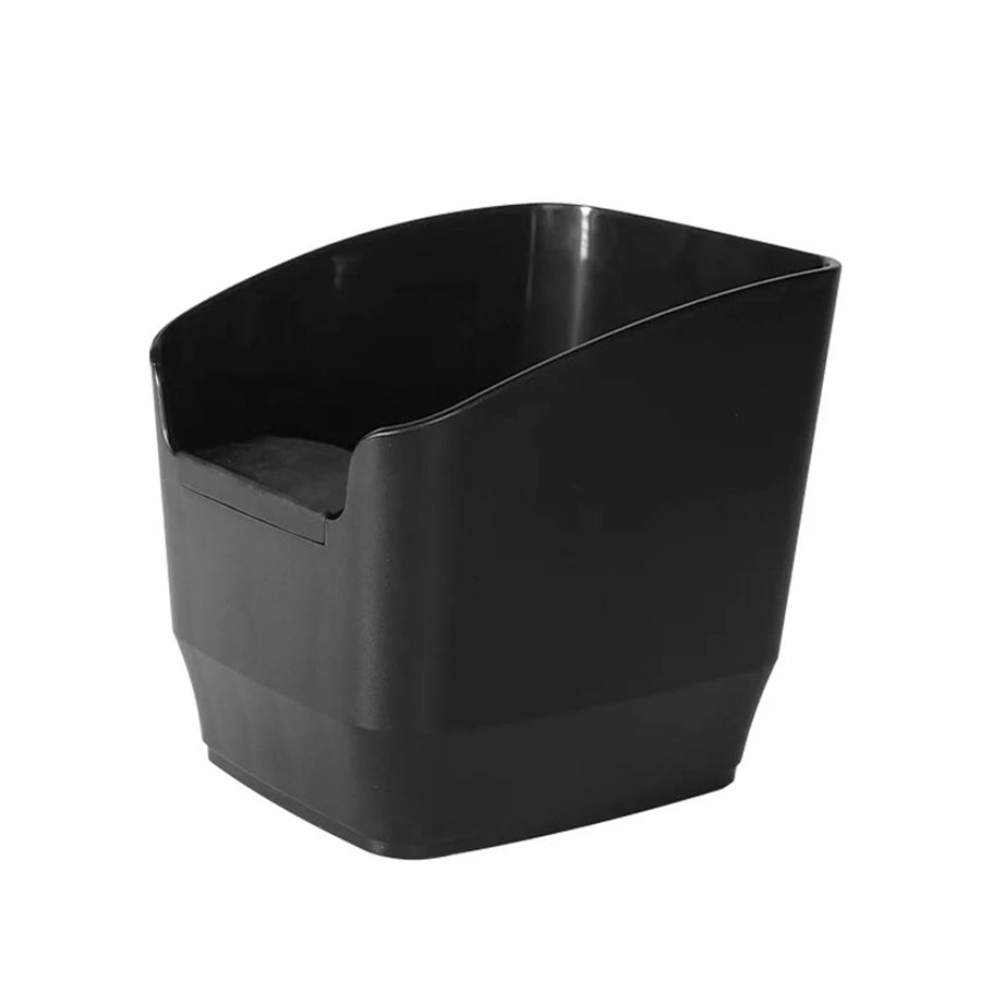 Espresso Knock Box: Shock-Absorbent Coffee Grind Dump Bin