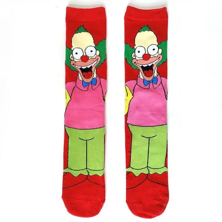 Funny Simpsons Cartoon Socks