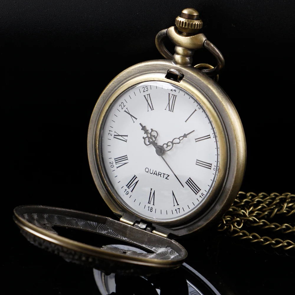 Silver Dragon-Shaped Pocket Watch