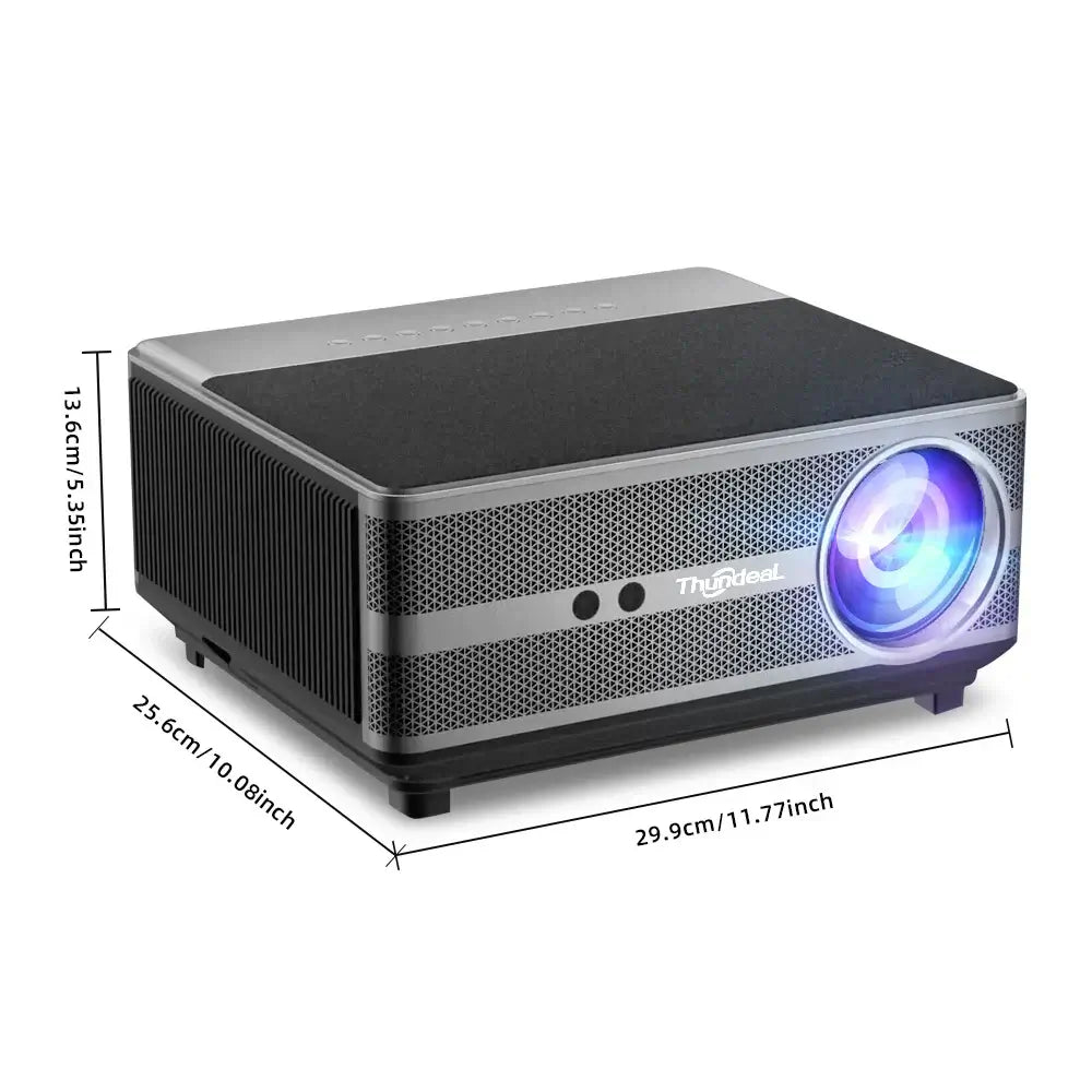 Full HD 1080p Projector with WiFi for Home Theater