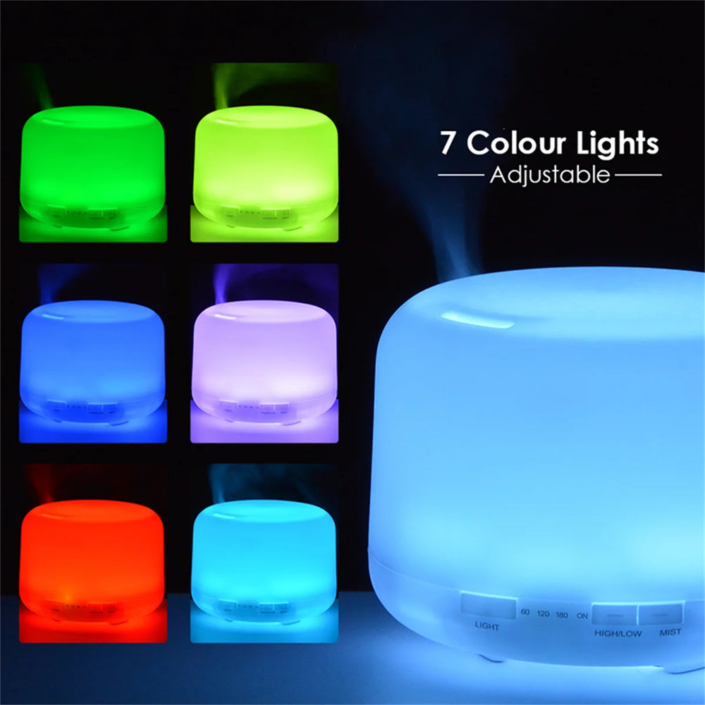 Air Humidifier Essential Oil Diffuser with Colorful Night Lights