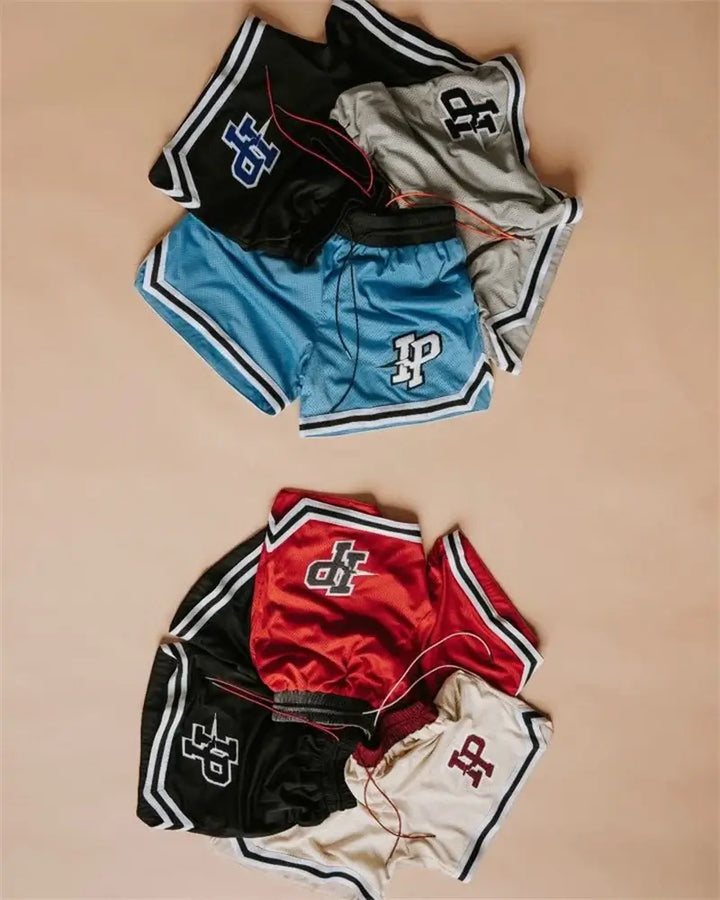 Men's Basketball Shorts with Embroidered Logo