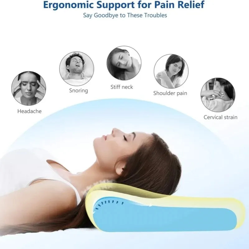 Orthopedic Memory Foam Pillow for Neck Support