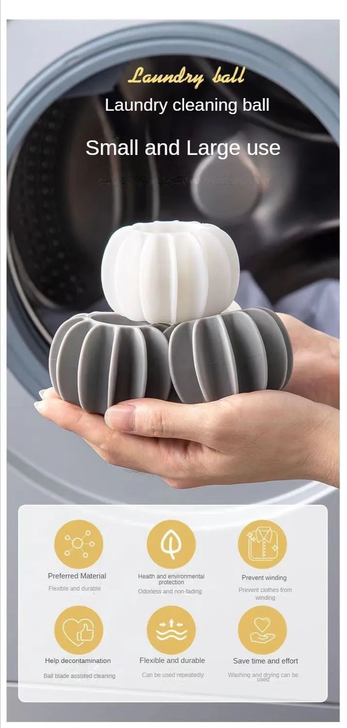 Reusable Silicone Laundry Ball: Clothes and Pet Hair Cleaning Tool