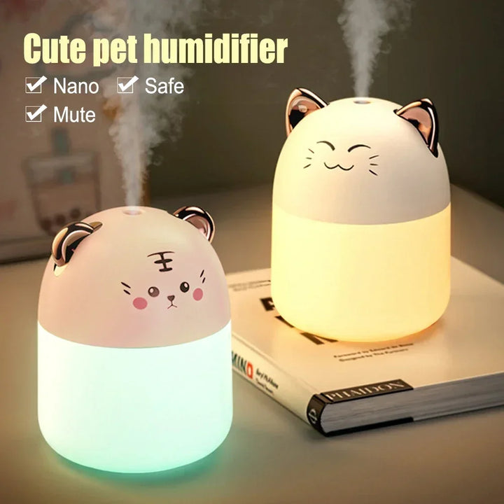 Desktop Humidifier & Aroma Diffuser with Ambient Light