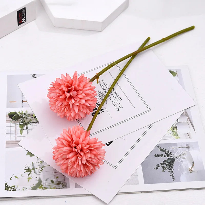 Artificial Chrysanthemum Dandelion Ball Flower