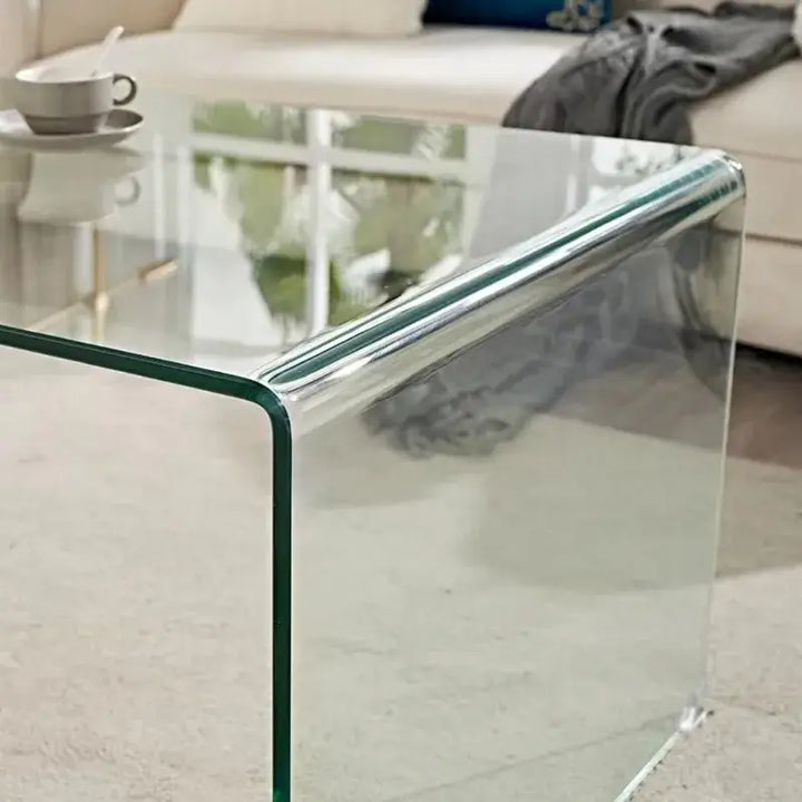 2-Tier Modern Side Coffee Table for Living Room