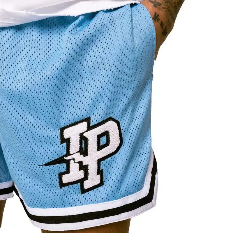 Men's Basketball Shorts with Embroidered Logo