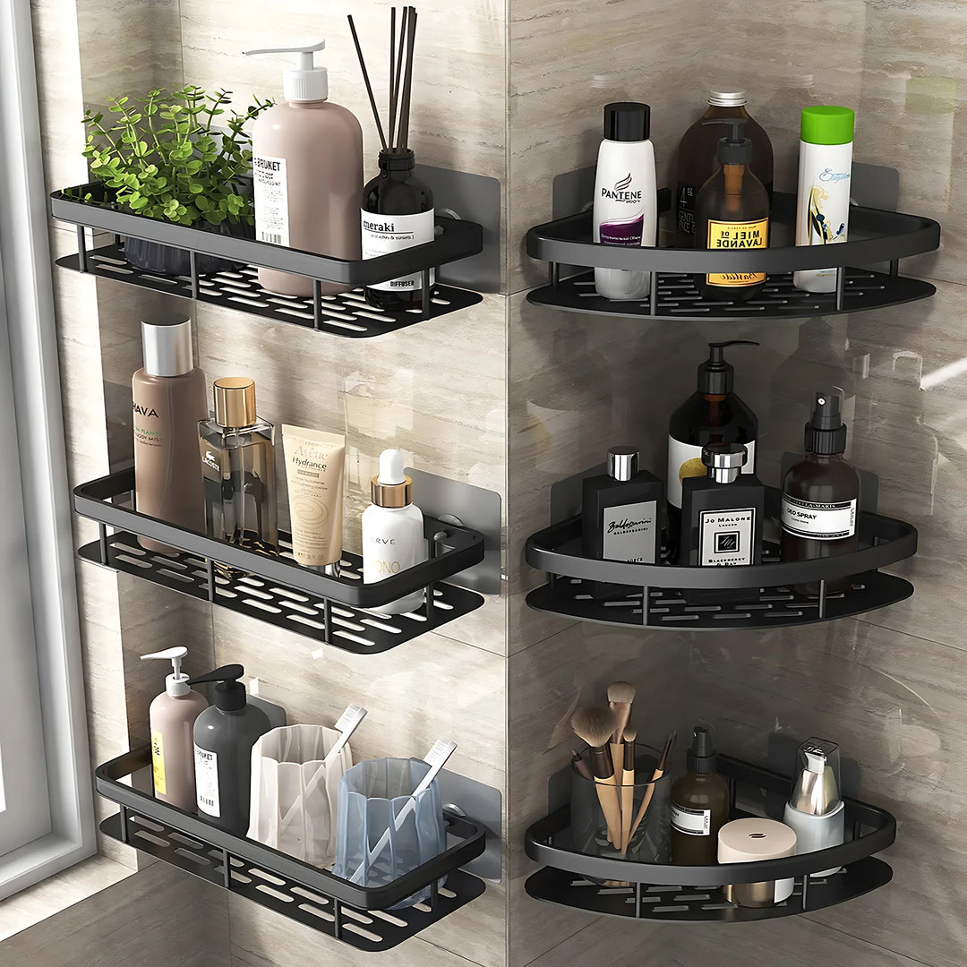 Shelf Organizer: No-Drill Storage Solution for Bathroom Accessories