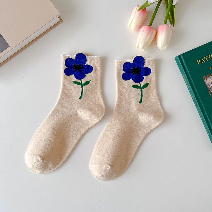 Flower Socks - Breathable Casual Short Socks