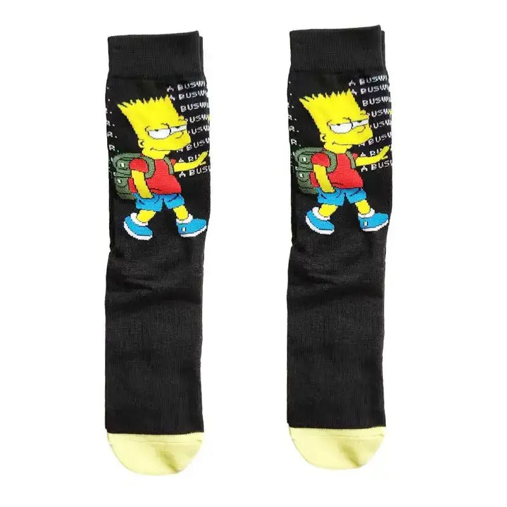 Funny Simpsons Cartoon Socks