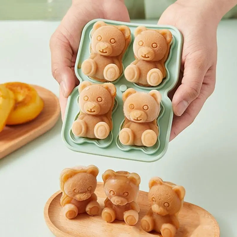 Bear Mold Silicone Ice Cube Tray