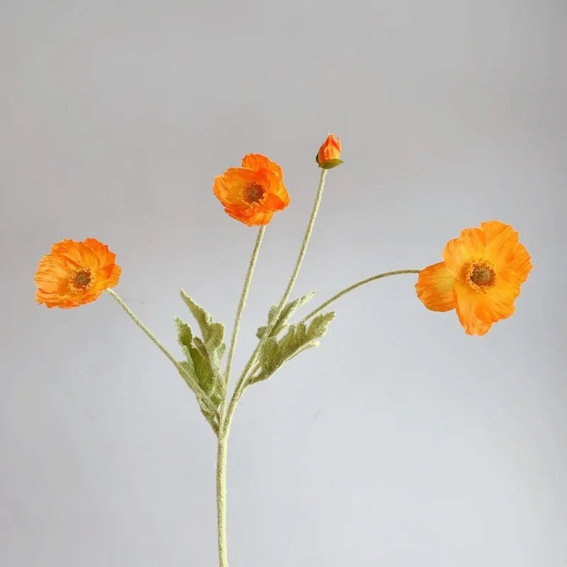 Artificial Poppy Silk Flowers